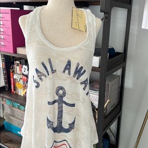 New with tags sail away tank top size small